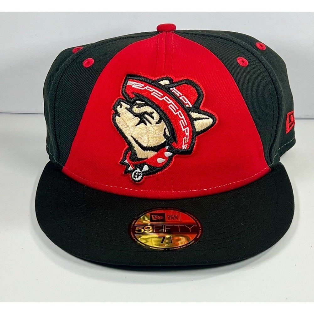 El Paso Chihuahuas New Era Authentic Collection Alternate Logo Fitted Hat 7 1/4